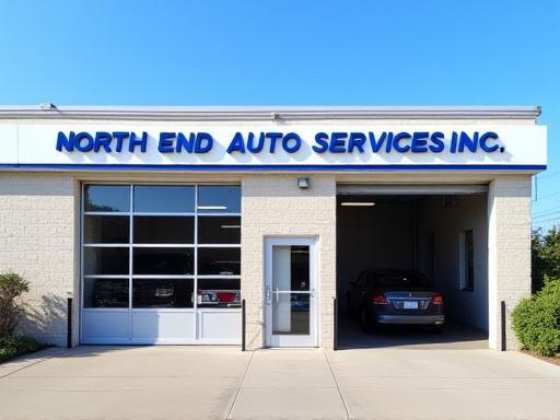 Exterior view of NORTH END AUTO SERVICES, INC. shop